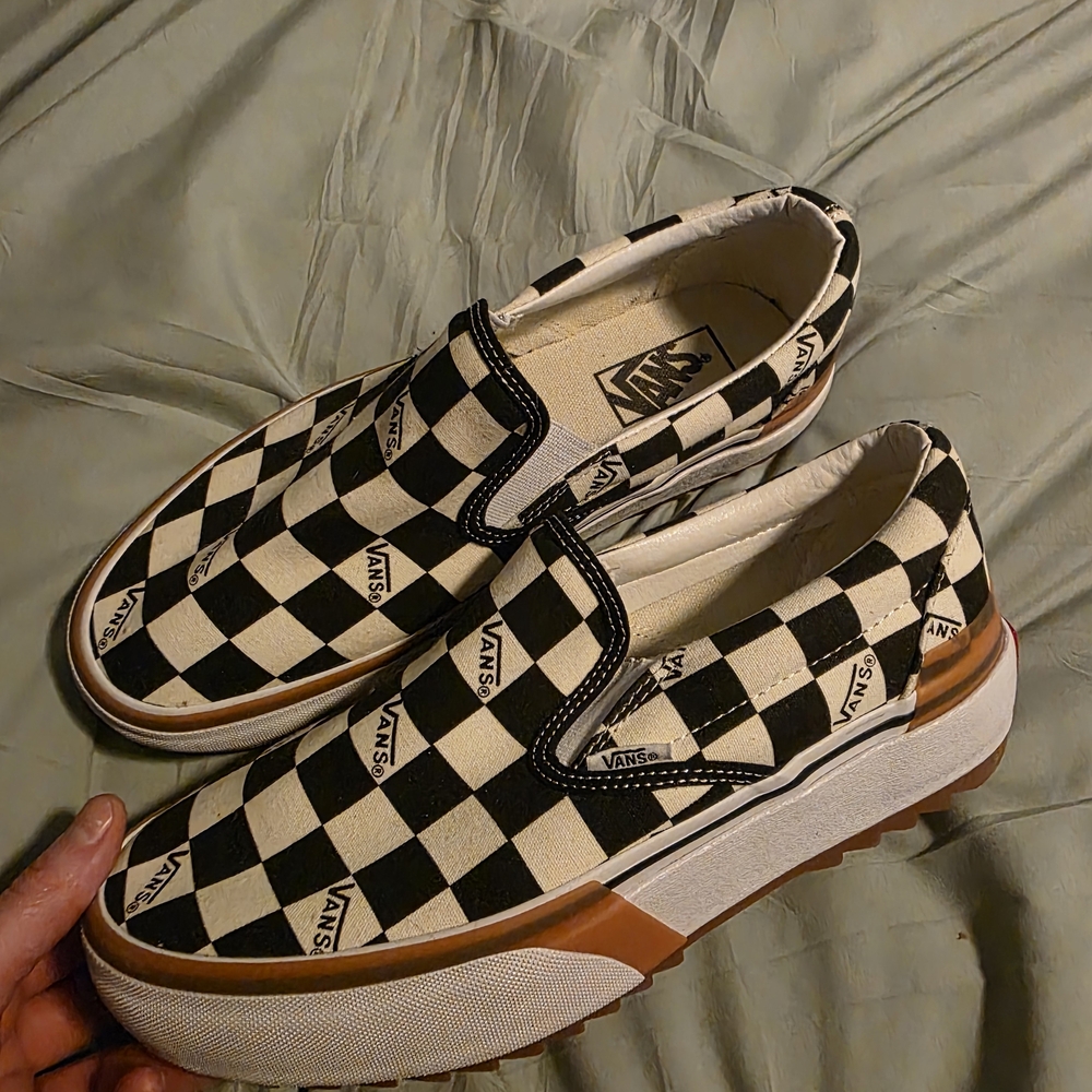 Vans Checkerboard Platform Sneakers